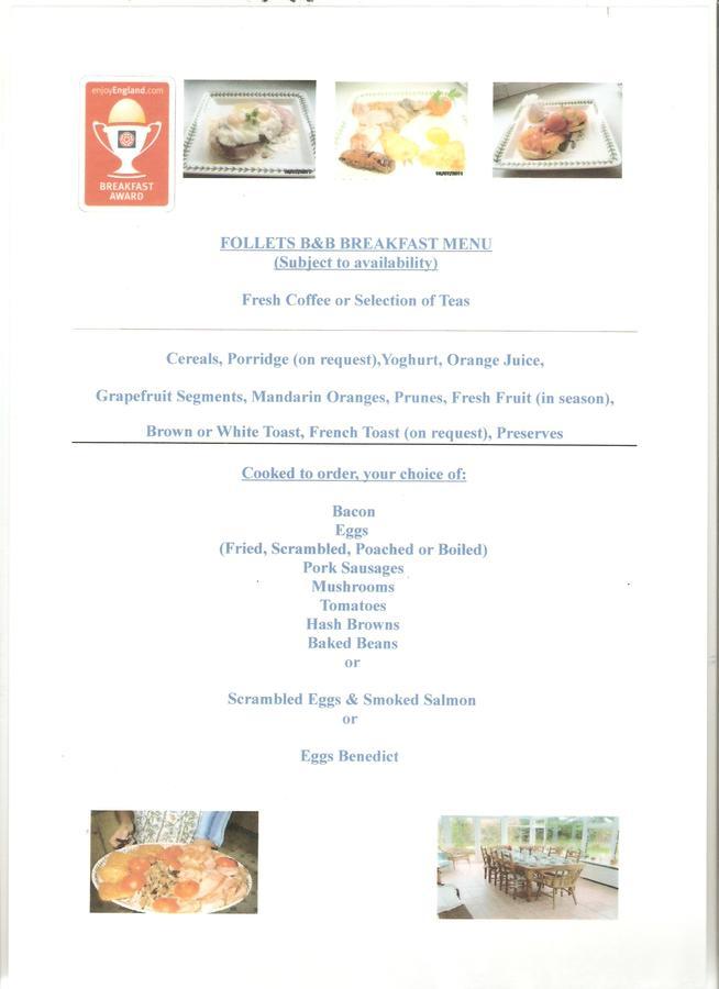 Follets B&B Pewsey Kültér fotó